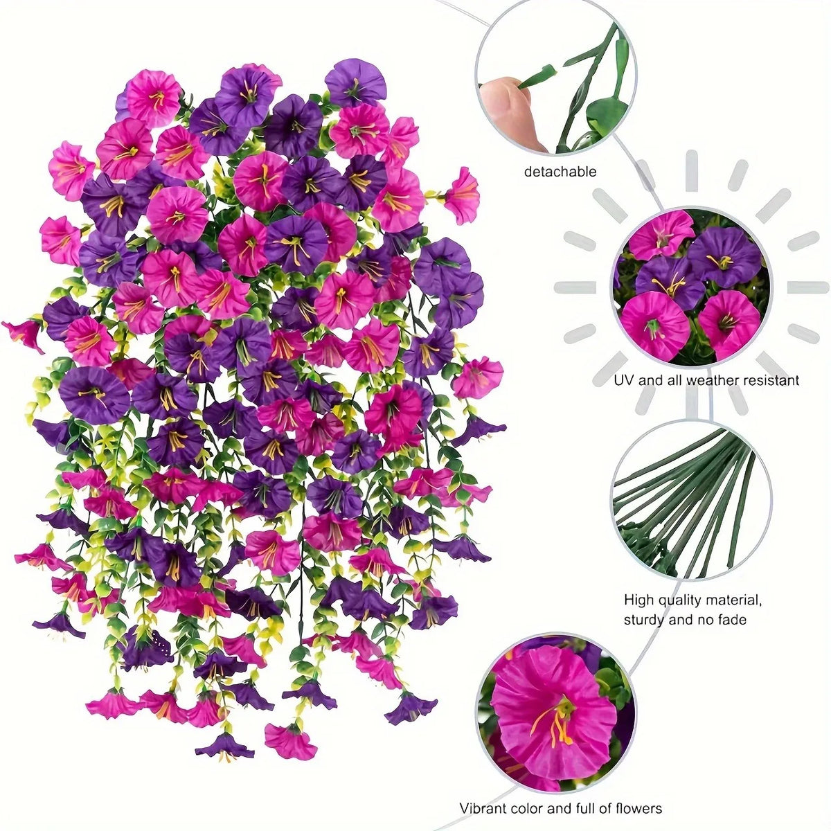 Bloom Drop: Hanging Artificial Flower Vine