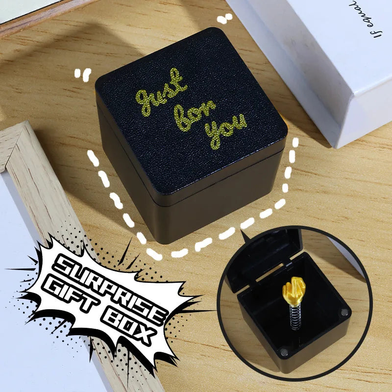 Surprise Inside: Middle Finger Prank Gift Box