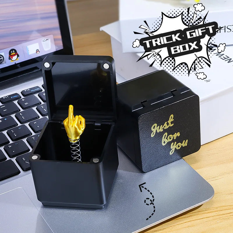 Surprise Inside: Middle Finger Prank Gift Box